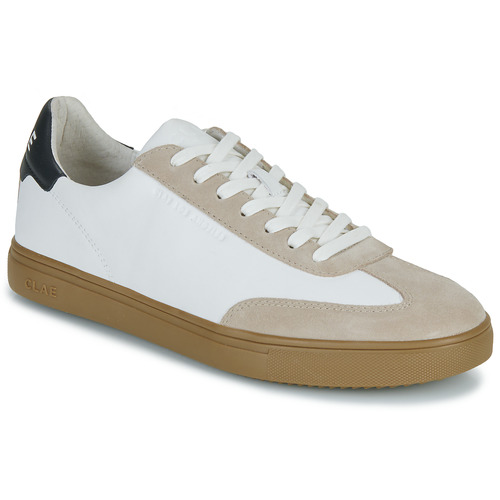 Παπούτσια Άνδρας Χαμηλά Sneakers Clae DEANE Άσπρο / Beige / Brown