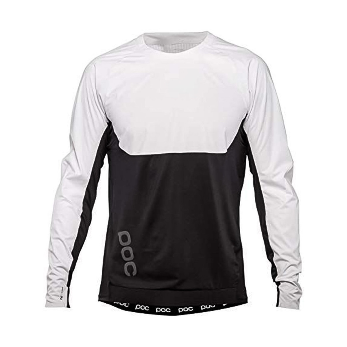 Υφασμάτινα Άνδρας T-shirts & Μπλούζες Poc 52300-8001 RACEDAY DH JERSEY HYDROGEN WHITE/URANIUM BLACK Multicolour