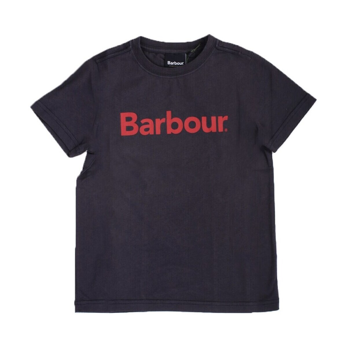 Υφασμάτινα Αγόρι T-shirt με κοντά μανίκια Barbour CTS0060 Μπλέ