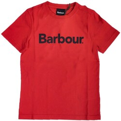 Υφασμάτινα Αγόρι T-shirt με κοντά μανίκια Barbour CTS0060 Red