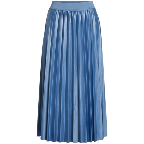 Υφασμάτινα Γυναίκα Φούστες Vila Noos Skirt Nitban - Federal Blue Μπλέ