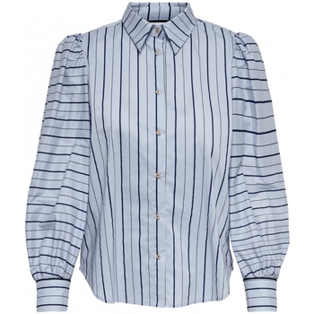 Υφασμάτινα Γυναίκα Μπλούζες La Strada Shirt Trinny L/S - Tempes /Night Μπλέ