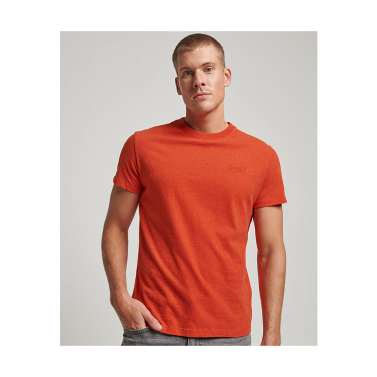 Υφασμάτινα Άνδρας T-shirts & Μπλούζες Superdry Vintage logo emb Orange