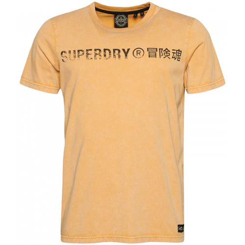Υφασμάτινα Άνδρας T-shirts & Μπλούζες Superdry Vintage corp logo Beige
