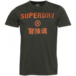Υφασμάτινα Άνδρας T-shirts & Μπλούζες Superdry Vintage corp logo Black
