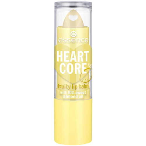 beauty Γυναίκα Φροντίδα & Βάσεις χειλιών Essence Heart Core Fruity Lip Balm - 04 Lucky Lemon Yellow
