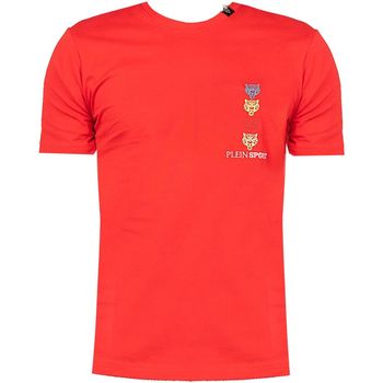 Υφασμάτινα Άνδρας T-shirt με κοντά μανίκια Philipp Plein Sport TIPS1135 Red