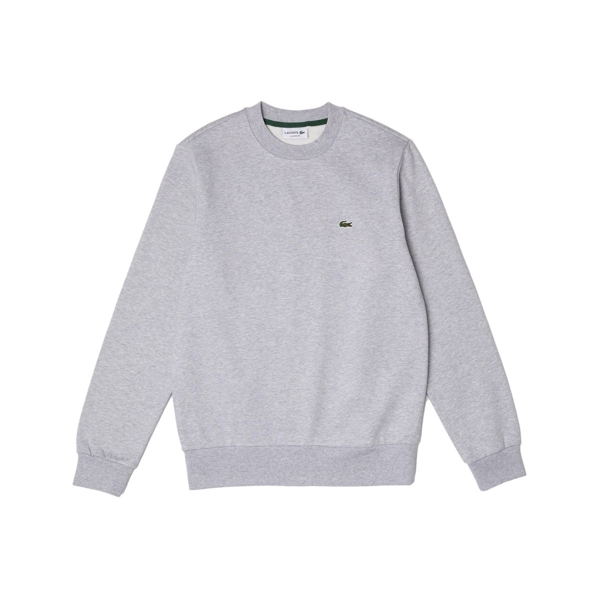Φούτερ Lacoste Organic Brushed Cotton Sweatshirt – Gris