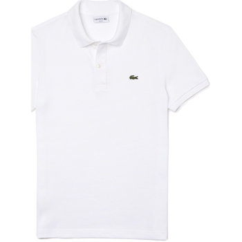 Υφασμάτινα Άνδρας T-shirts & Μπλούζες Lacoste Slim Fit Polo - Blanc Άσπρο