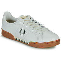 Παπούτσια Άνδρας Χαμηλά Sneakers Fred Perry B722 LEATHER Άσπρο / Brown