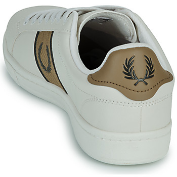 Fred Perry B721 LEATHER Beige / Brown