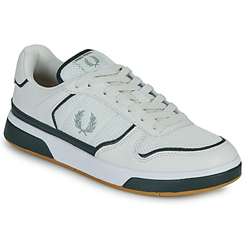 Παπούτσια Άνδρας Χαμηλά Sneakers Fred Perry B300 LEATHER/MESH Άσπρο / Black