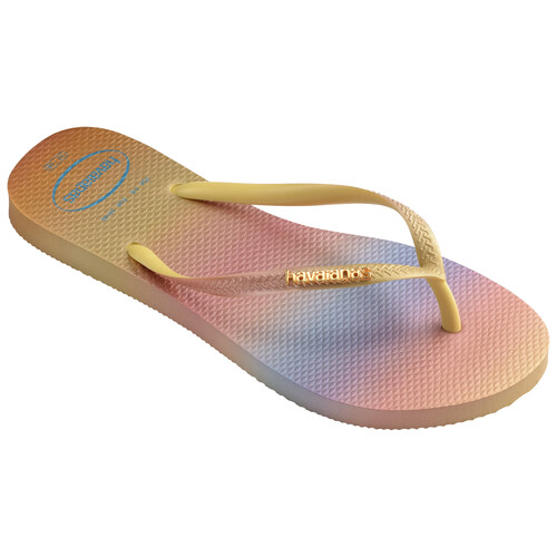 Παπούτσια Γυναίκα Σαγιονάρες Havaianas SLIM GRADIENT SUNSET Yellow / Pink