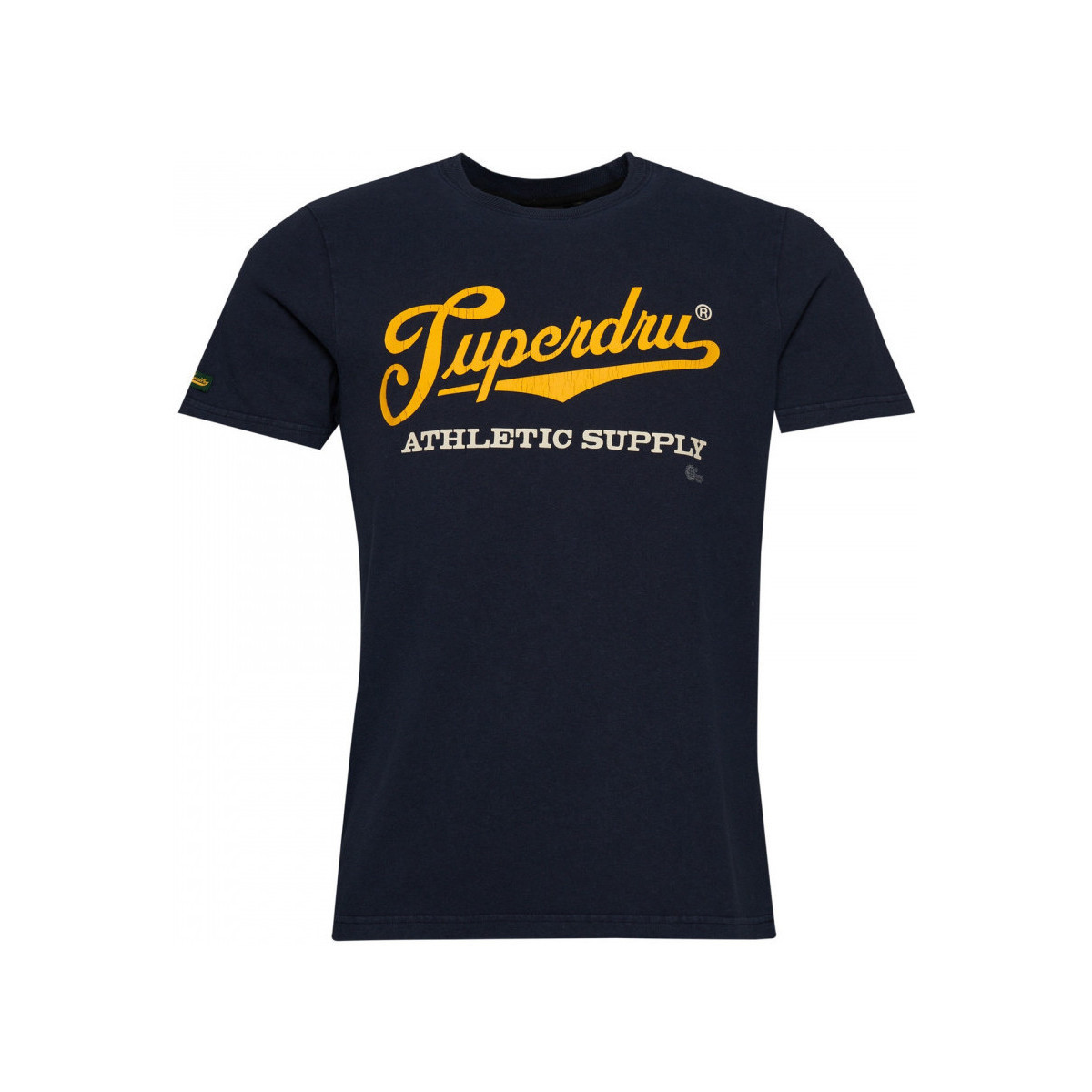 Υφασμάτινα Άνδρας T-shirts & Μπλούζες Superdry Vintage scripted college Μπλέ