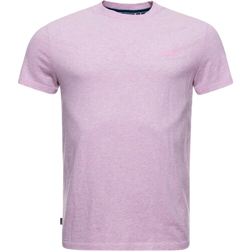 Υφασμάτινα Άνδρας T-shirt με κοντά μανίκια Superdry 235489 Ροζ