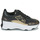 Παπούτσια Γυναίκα Χαμηλά Sneakers Guess CALEBB5 Black / Gold / Brown