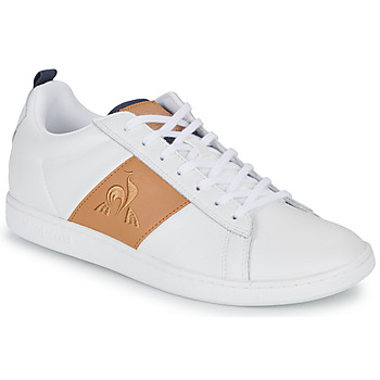 Παπούτσια Άνδρας Χαμηλά Sneakers Le Coq Sportif COURTCLASSIC Άσπρο / Brown