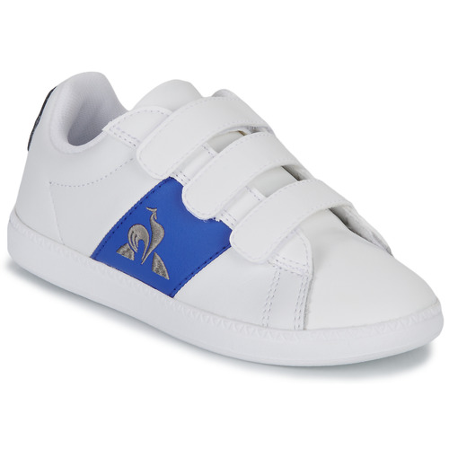Παπούτσια Παιδί Χαμηλά Sneakers Le Coq Sportif COURTCLASSIC PS Άσπρο / Μπλέ