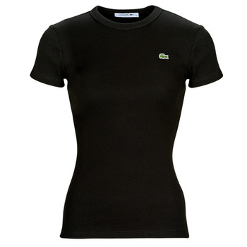 Υφασμάτινα Γυναίκα T-shirt με κοντά μανίκια Lacoste TF5538-031 Black