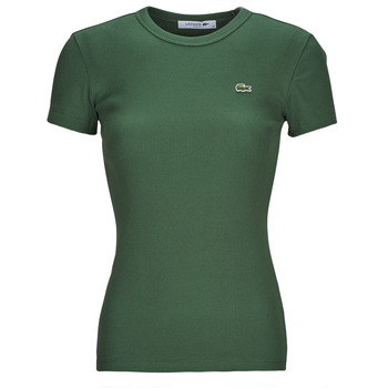 Υφασμάτινα Γυναίκα T-shirt με κοντά μανίκια Lacoste TF5538-SMI Kaki
