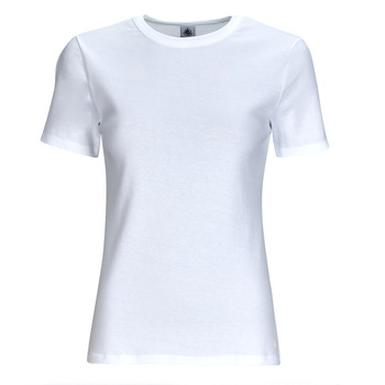 Υφασμάτινα Γυναίκα T-shirt με κοντά μανίκια Petit Bateau MC COL ROND Άσπρο