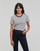 Υφασμάτινα Γυναίκα T-shirt με κοντά μανίκια Petit Bateau MC COL ROND Marine / Άσπρο