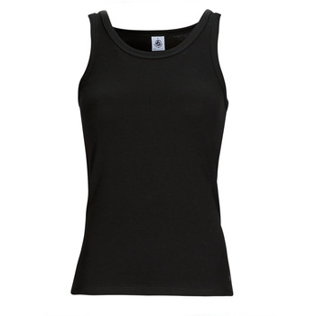 Υφασμάτινα Γυναίκα Αμάνικα / T-shirts χωρίς μανίκια Petit Bateau DEBARDEUR COL ROND Black