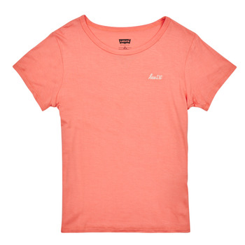 Υφασμάτινα Κορίτσι T-shirt με κοντά μανίκια Levi's LVG HER FAVORITE TEE Ροζ