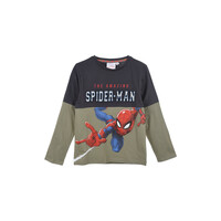 Υφασμάτινα Αγόρι Μπλουζάκια με μακριά μανίκια TEAM HEROES  T SHIRT SPIDERMAN Grey