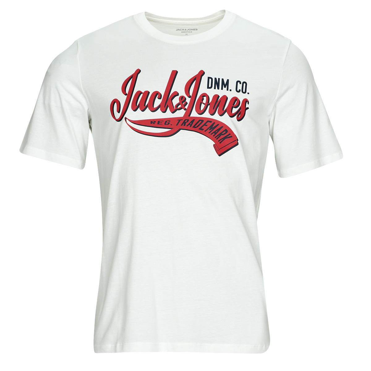 Υφασμάτινα Άνδρας T-shirt με κοντά μανίκια Jack & Jones JJELOGO TEE SS O-NECK 2 COL AW23 SN Άσπρο