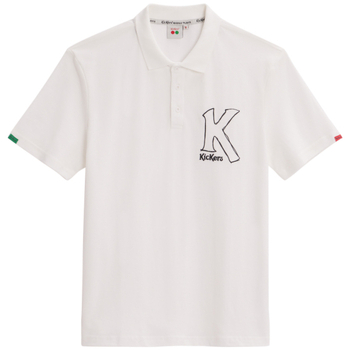 Υφασμάτινα T-shirts & Μπλούζες Kickers Big K Poloshirt Beige