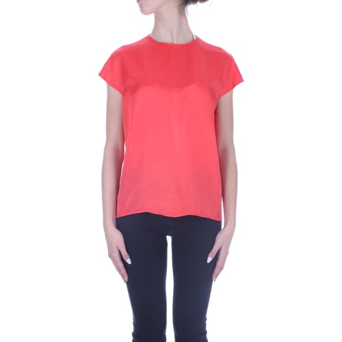 Υφασμάτινα Γυναίκα T-shirt με κοντά μανίκια Aspesi 5628 C328 Orange