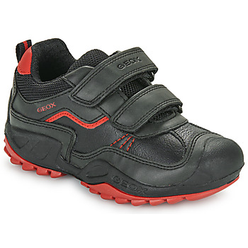 Παπούτσια Αγόρι Χαμηλά Sneakers Geox J N.SAVAGE B. A Black / Red