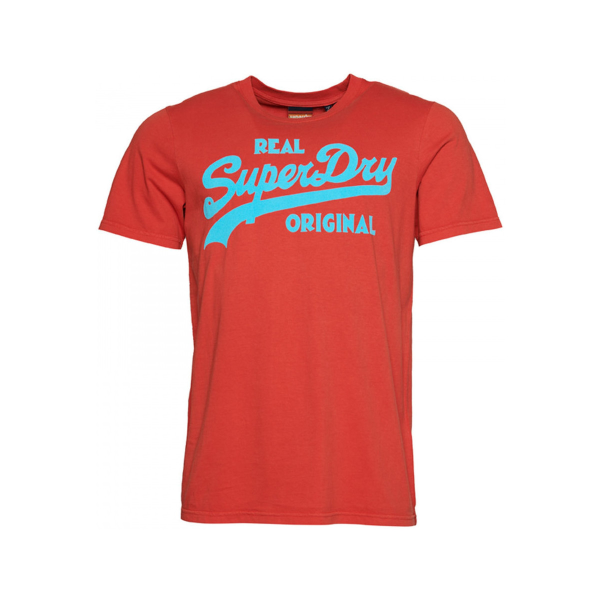 Υφασμάτινα Άνδρας T-shirts & Μπλούζες Superdry Vintage vl neon Red