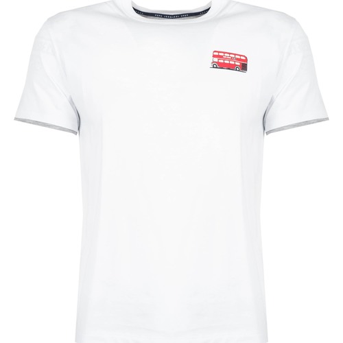 Υφασμάτινα Άνδρας T-shirt με κοντά μανίκια Pepe jeans PM508504 | Sutton Άσπρο
