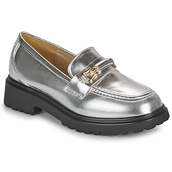 Παπούτσια Γυναίκα Μοκασσίνια Moony Mood NEW09 Silver
