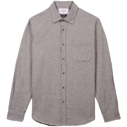 Υφασμάτινα Άνδρας Πουκάμισα με μακριά μανίκια Portuguese Flannel Grayish Shirt Grey