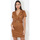 Υφασμάτινα Γυναίκα Φορέματα La Modeuse 65436_P151168 Brown