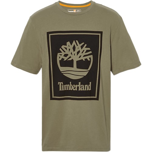 Υφασμάτινα Άνδρας T-shirt με κοντά μανίκια Timberland 208543 Green