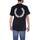 Υφασμάτινα Άνδρας T-shirt με κοντά μανίκια Fred Perry M5627 Black