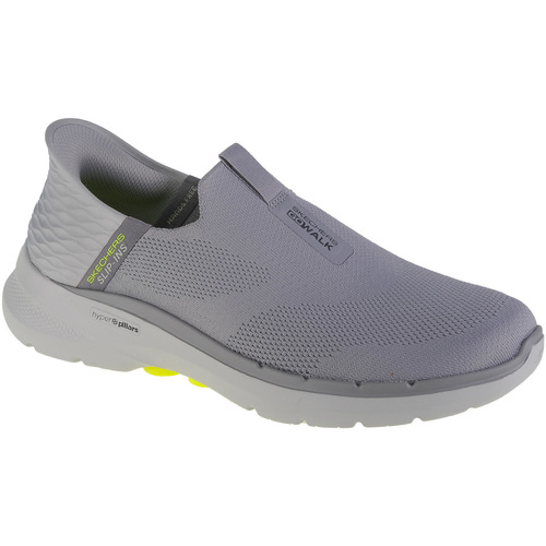 Παπούτσια Άνδρας Χαμηλά Sneakers Skechers Slip-Ins: GO WALK 6 - Easy On Grey