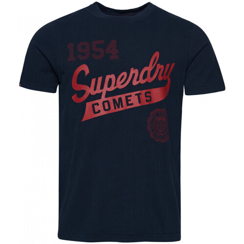 Υφασμάτινα Άνδρας T-shirts & Μπλούζες Superdry Vintage home run Μπλέ