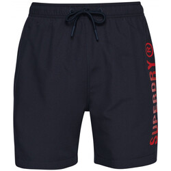Υφασμάτινα Άνδρας Μαγιώ / shorts για την παραλία Superdry Code core sport 17 inch swim Μπλέ