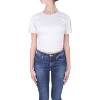 Υφασμάτινα Γυναίκα T-shirt με κοντά μανίκια Calvin Klein Jeans K20K205314 Άσπρο