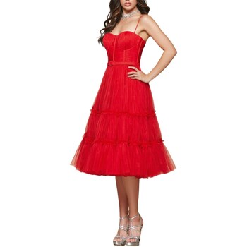 Υφασμάτινα Γυναίκα Μακριά Φορέματα Impero Couture AS3096 Red