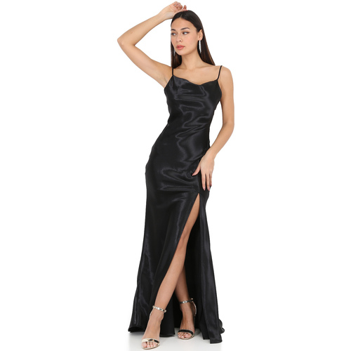 Υφασμάτινα Γυναίκα Φορέματα La Modeuse 65491_P151272 Black