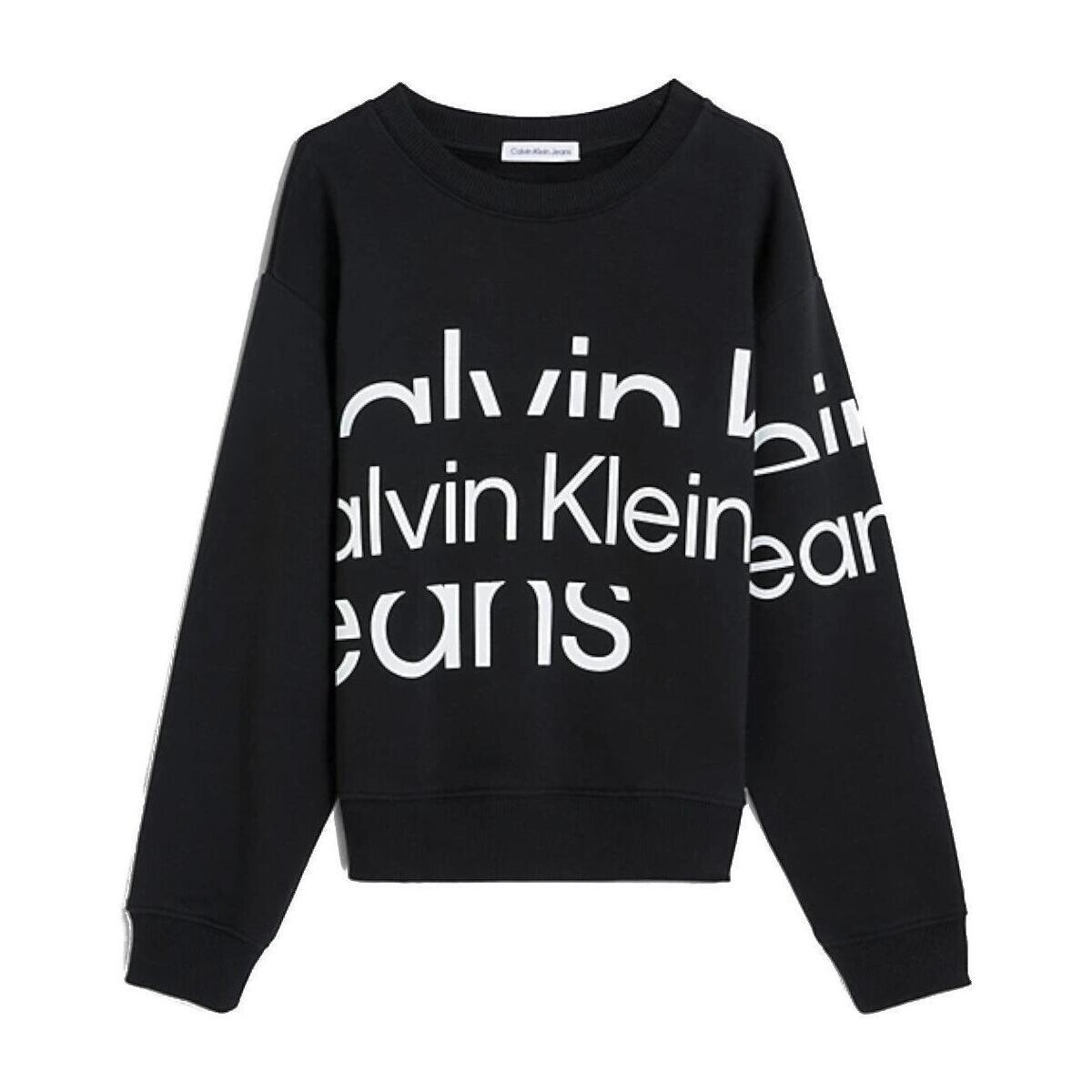 Υφασμάτινα Αγόρι Φούτερ Calvin Klein Jeans  Black