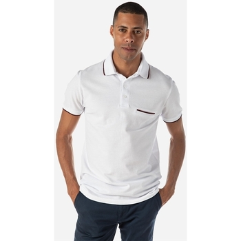 Υφασμάτινα Άνδρας T-shirts & Μπλούζες Sogo ΑΝΔΡΙΚΟ POLO Άσπρο