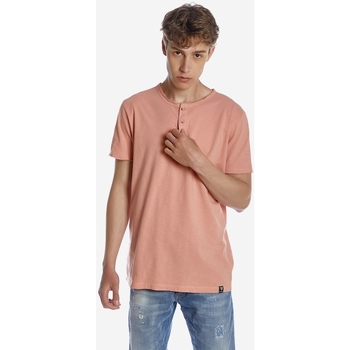 Υφασμάτινα Άνδρας T-shirts & Μπλούζες Brokers ΑΝΔΡΙΚΟ T-SHIRT Ροζ