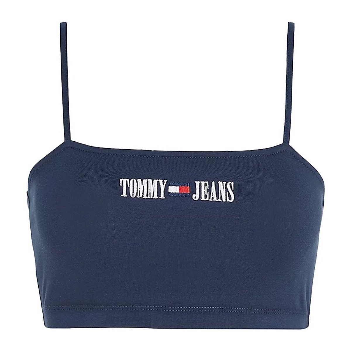Υφασμάτινα Γυναίκα Αμάνικα / T-shirts χωρίς μανίκια Tommy Jeans DW0DW15458 Μπλέ